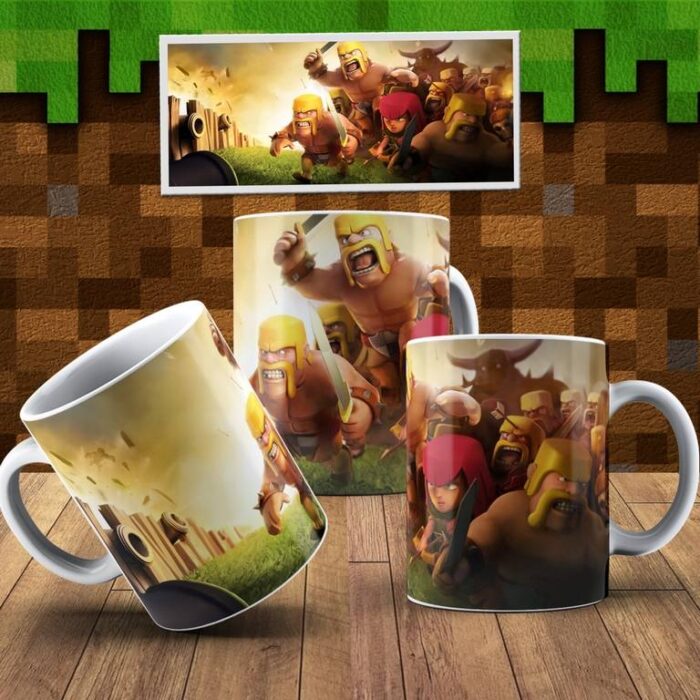 Hrneček s motivem hry Clash of Clans 1