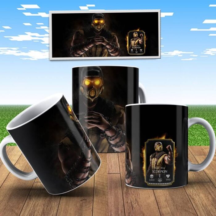 Hrneček s motivem hry Mortal Kombat 5