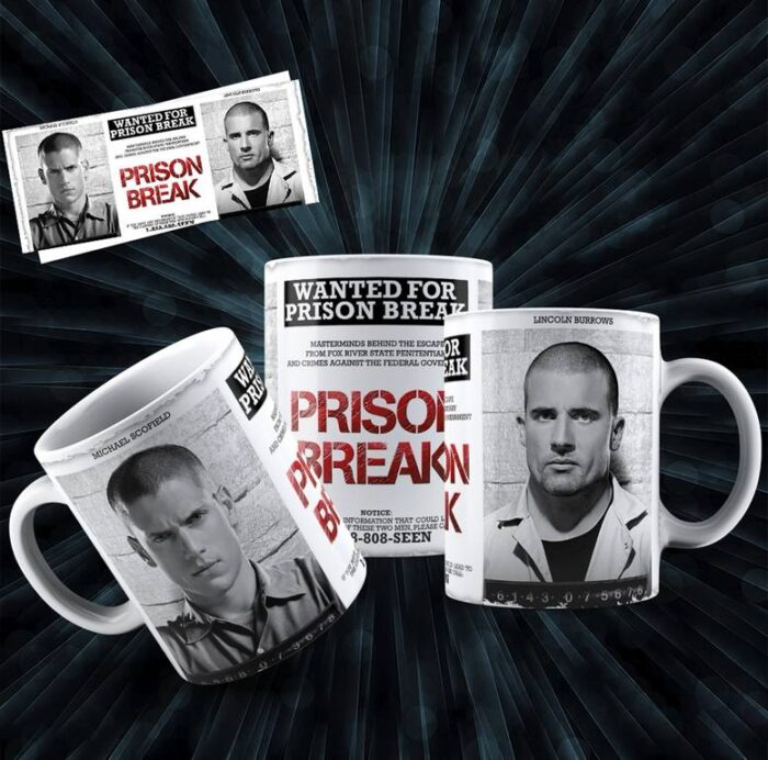 Hrneček s motivem Prison Break 12