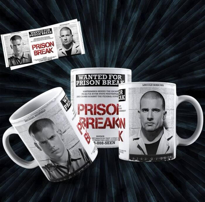 Hrneček s motivem Prison Break 12
