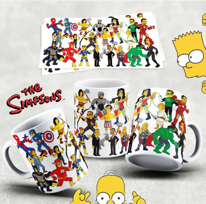 Hrneček s motivem Simpsonovi 1