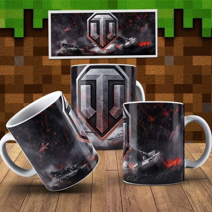 Hrneček s motivem hry World of Tanks 1